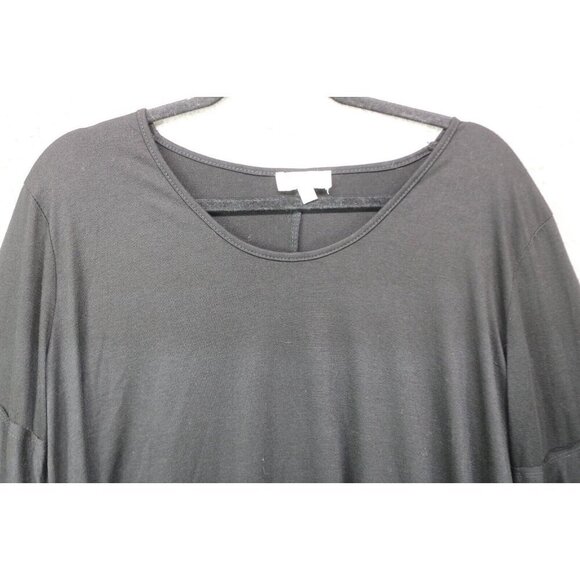 Umgee Long Tiered Bell Sleeve Tunic Top-Size Medium-Hi-Lo - Picture 2 of 6